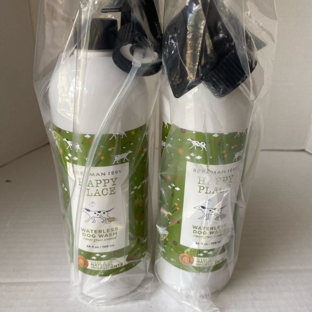 Beekman 1802 Happy Place Waterless Dog Wash 24 fl. oz. Set of 2 New - Picture 2 of 8